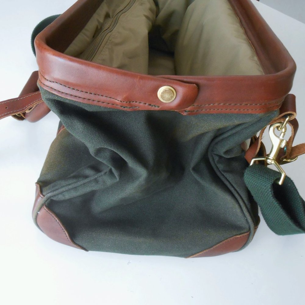 Vintage Orvis Battenkill Strap Duffle 21" Green 79xe… Gem